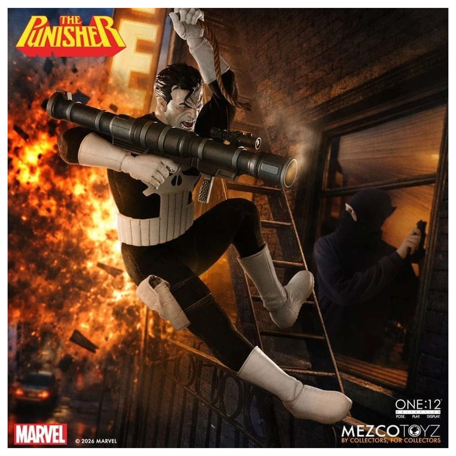 Marvel Comics One:12 Collective Action Figur 1/12 Punisher 17 cm Produktfoto