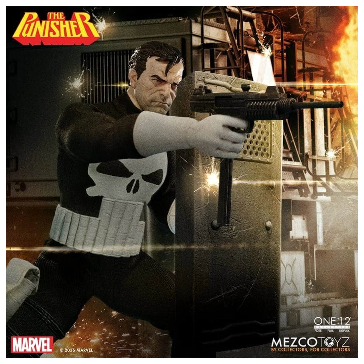 Marvel Comics One:12 Collective Action Figur 1/12 Punisher 17 cm Produktfoto