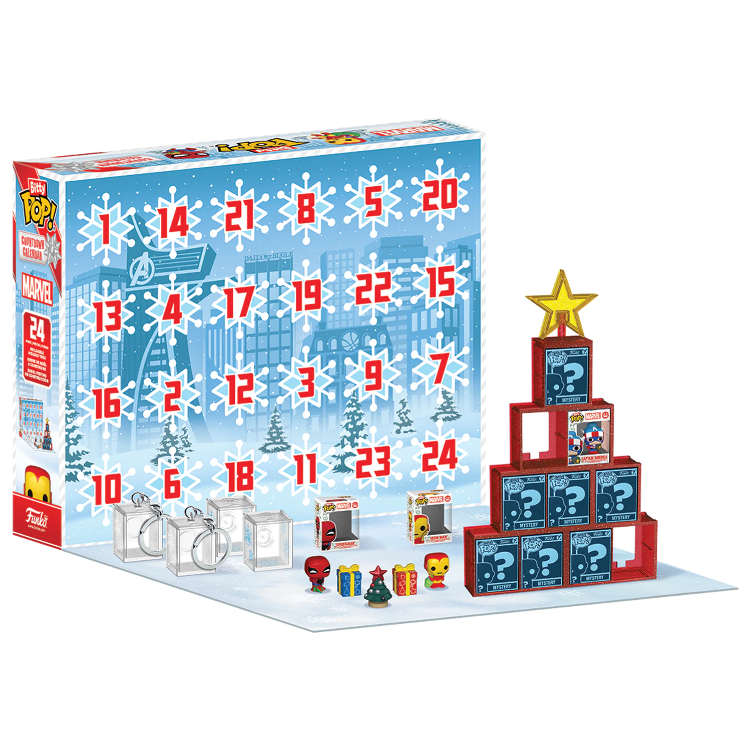 Marvel Comics Bitty Funko POP! Adventskalender Produktfoto