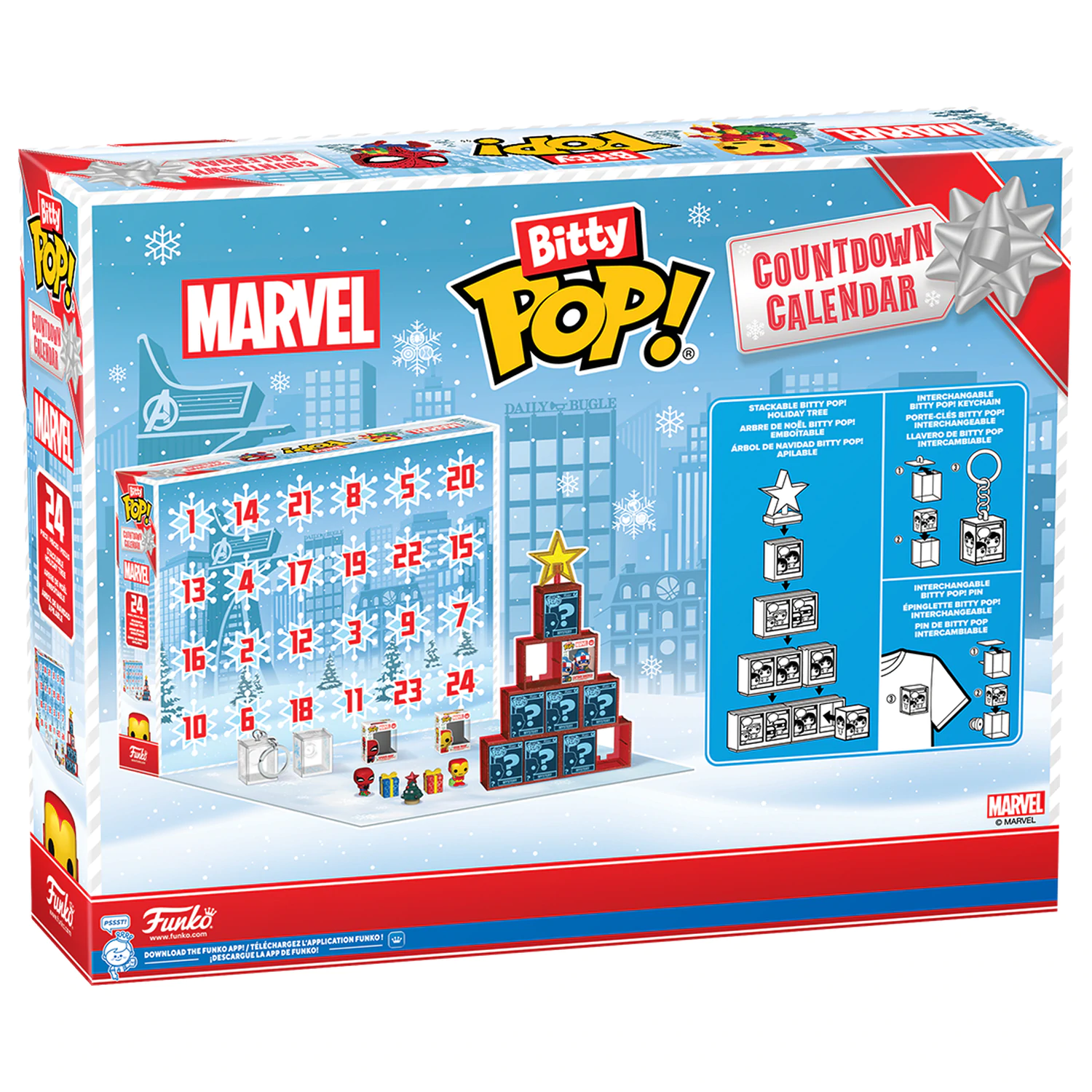 Marvel Comics Bitty Funko POP! Adventskalender Produktfoto