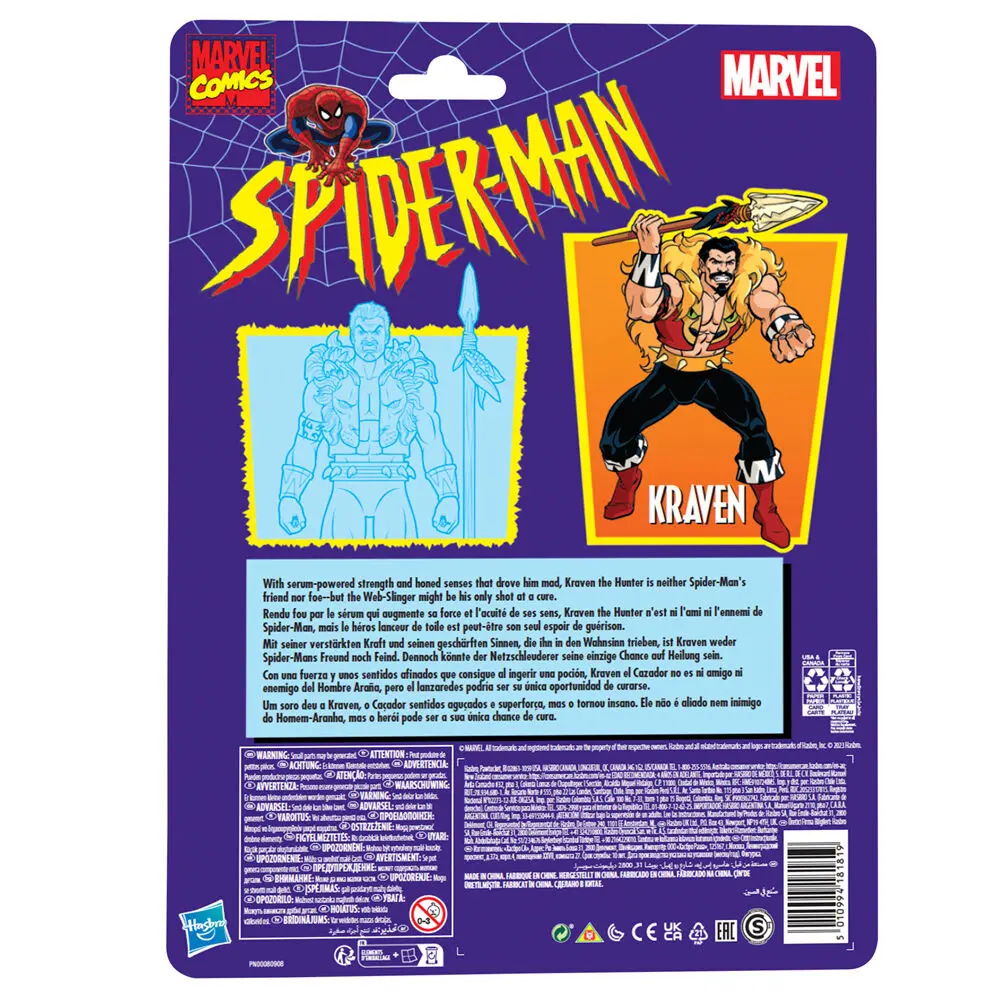 Marvel Comics Spiderman Kraven Figur 15cm termékfotó