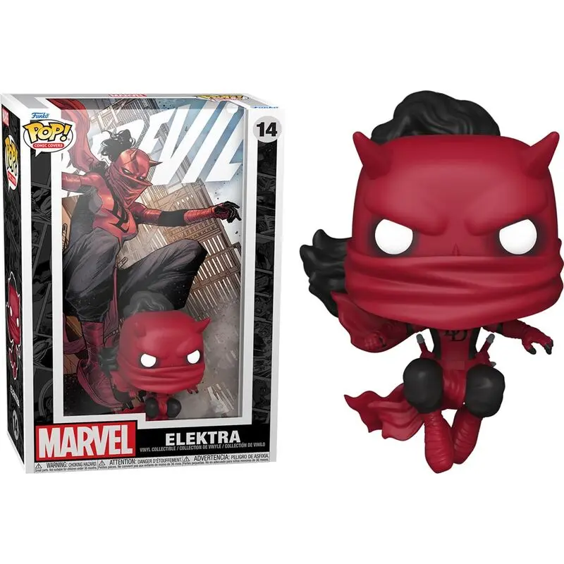 Marvel Comics POP! Comic Cover Vinyl Figur Elektra Daredevil 9 cm termékfotó