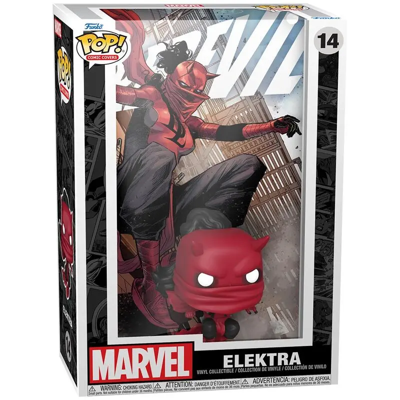 Marvel Comics POP! Comic Cover Vinyl Figur Elektra Daredevil 9 cm termékfotó