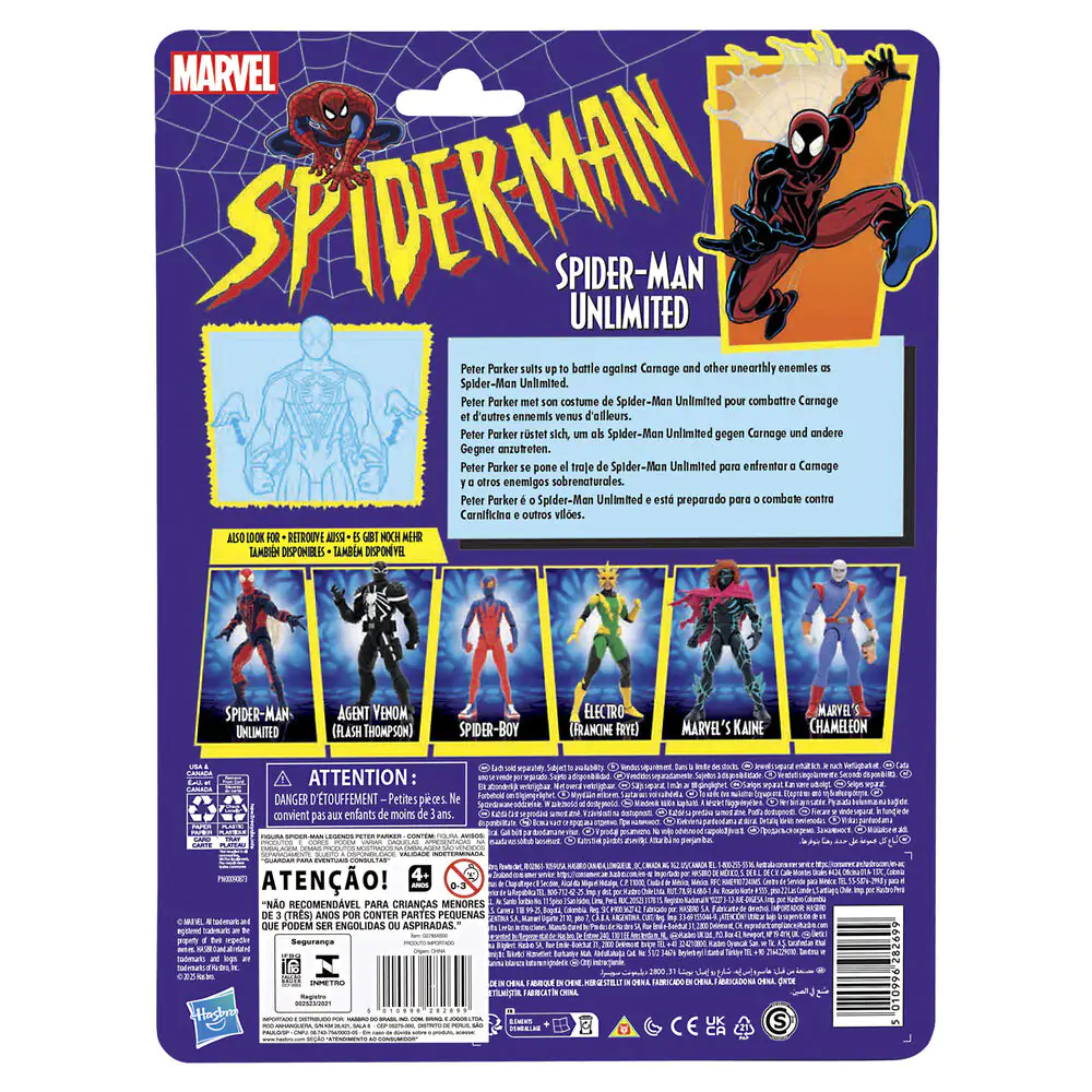Marvel Comics Spider-Man Spiderman Unlimited Figur 15cm Produktfoto