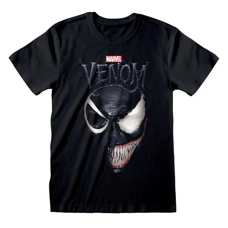 Marvel Comics Spider-Man Venom Split Face T-shirt termékfotó