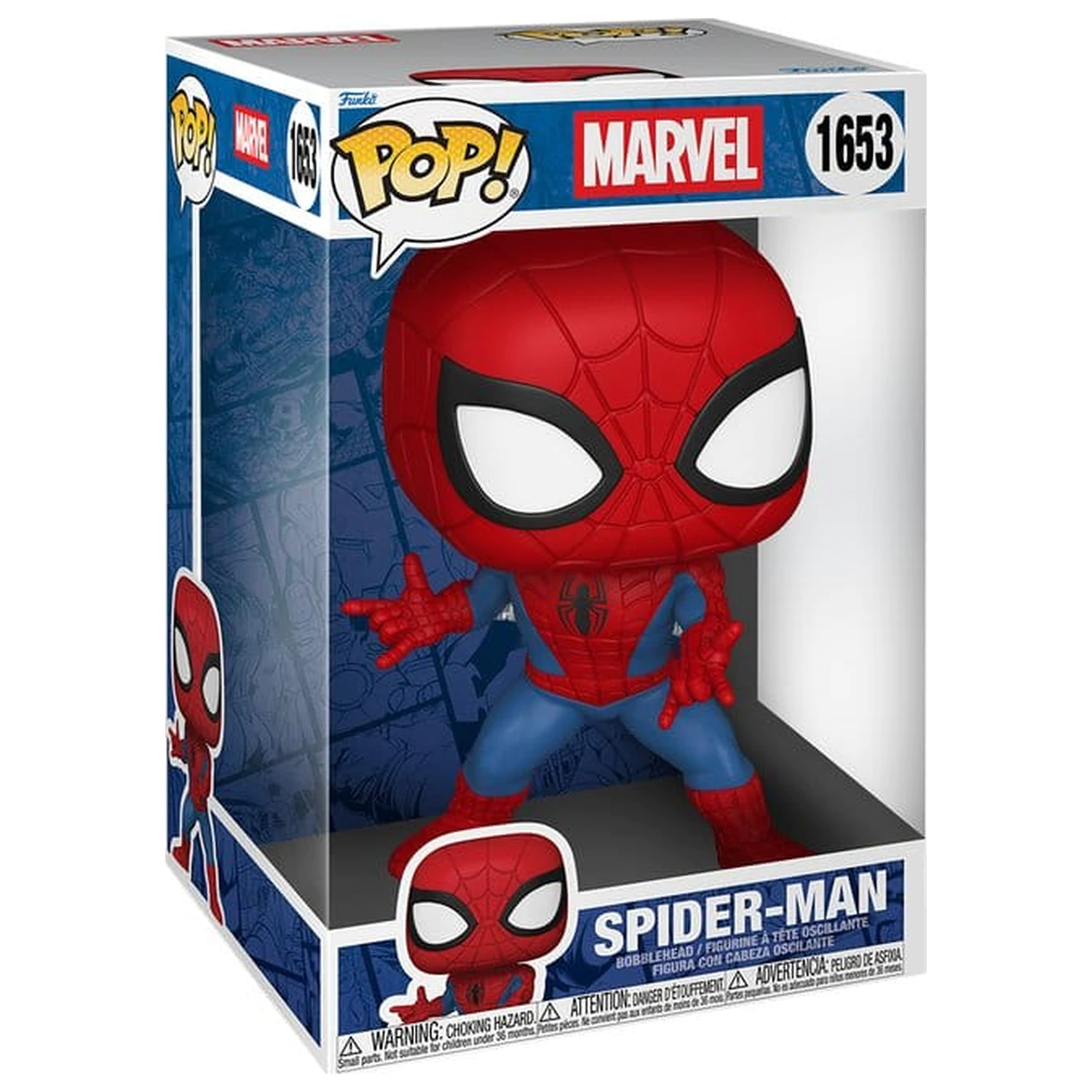 Marvel Comics Super Sized Jumbo Funko POP! Vinyl Figur Spider-Man 25 cm Produktfoto