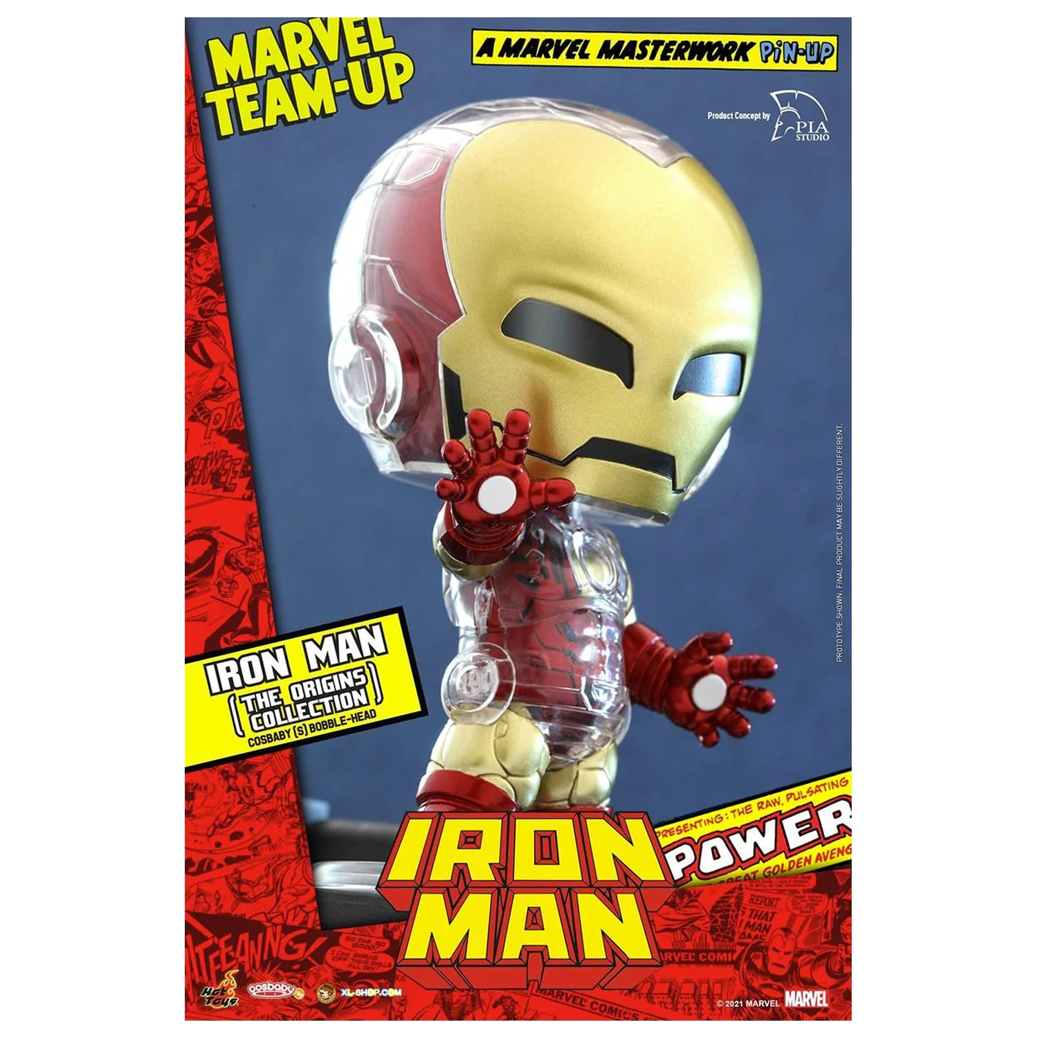 Marvel Cosbaby Welle 1 Iron Man Origins Produktfoto