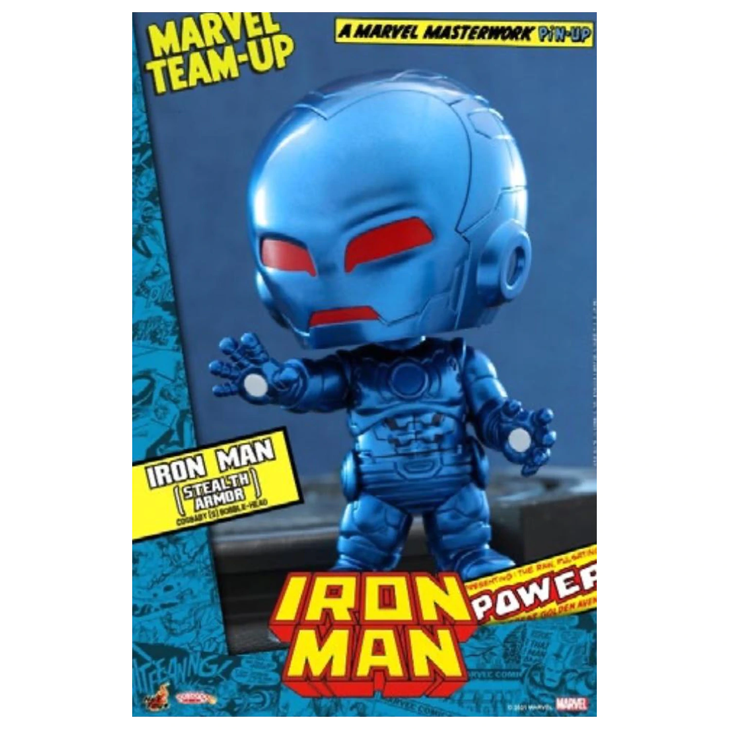 Marvel Cosbaby Welle 3 Iron Man Stealth Armor Produktfoto