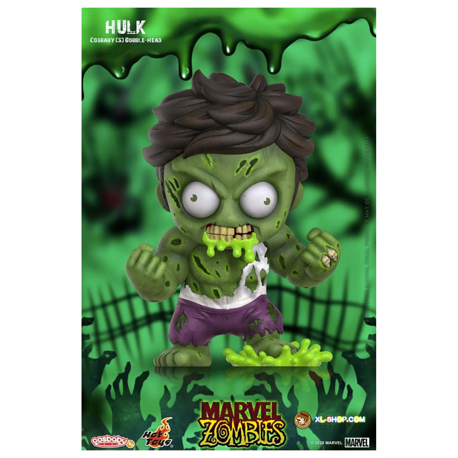 Marvel Cosbaby Wave 4 Zombie Hulk Produktfoto