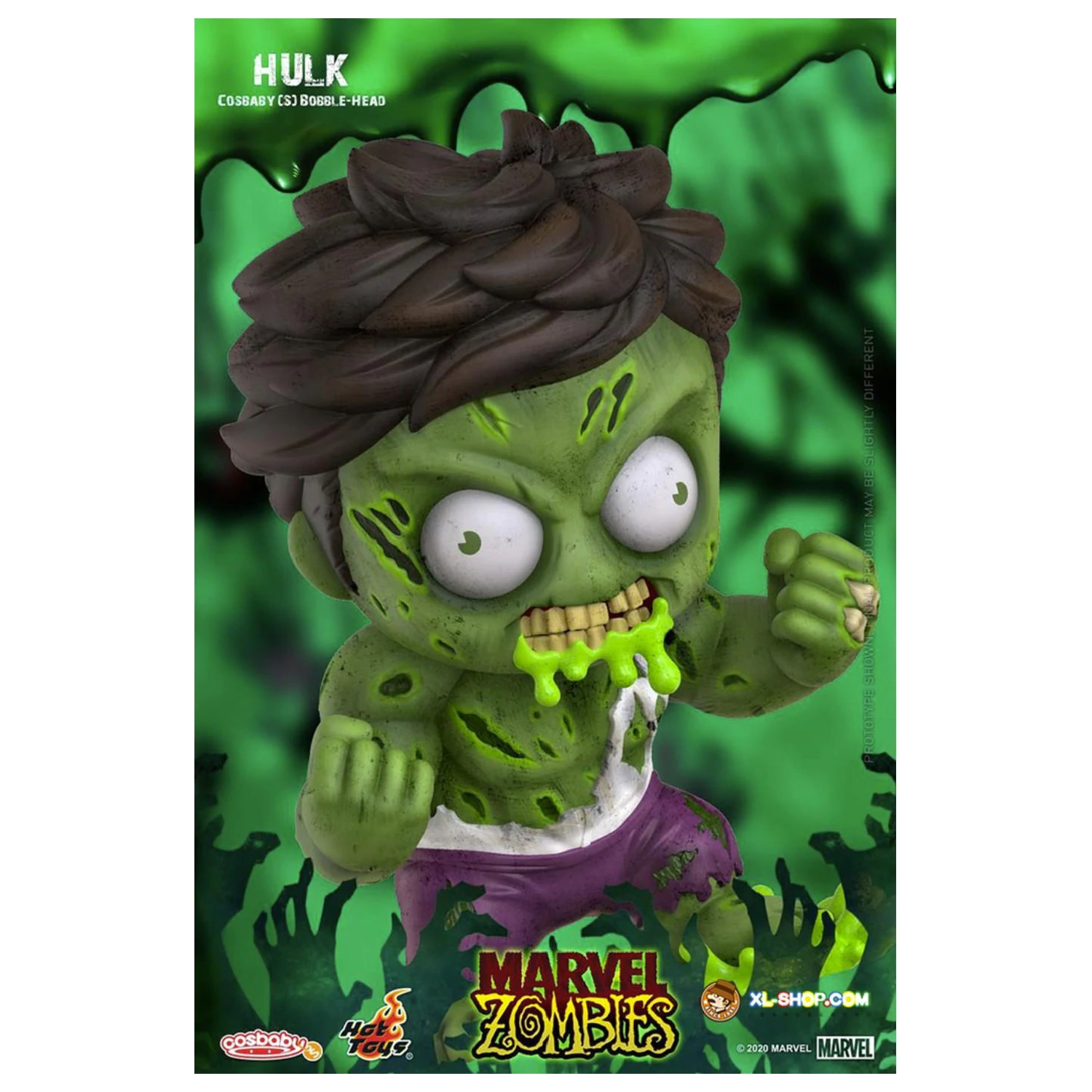 Marvel Cosbaby Wave 4 Zombie Hulk Produktfoto