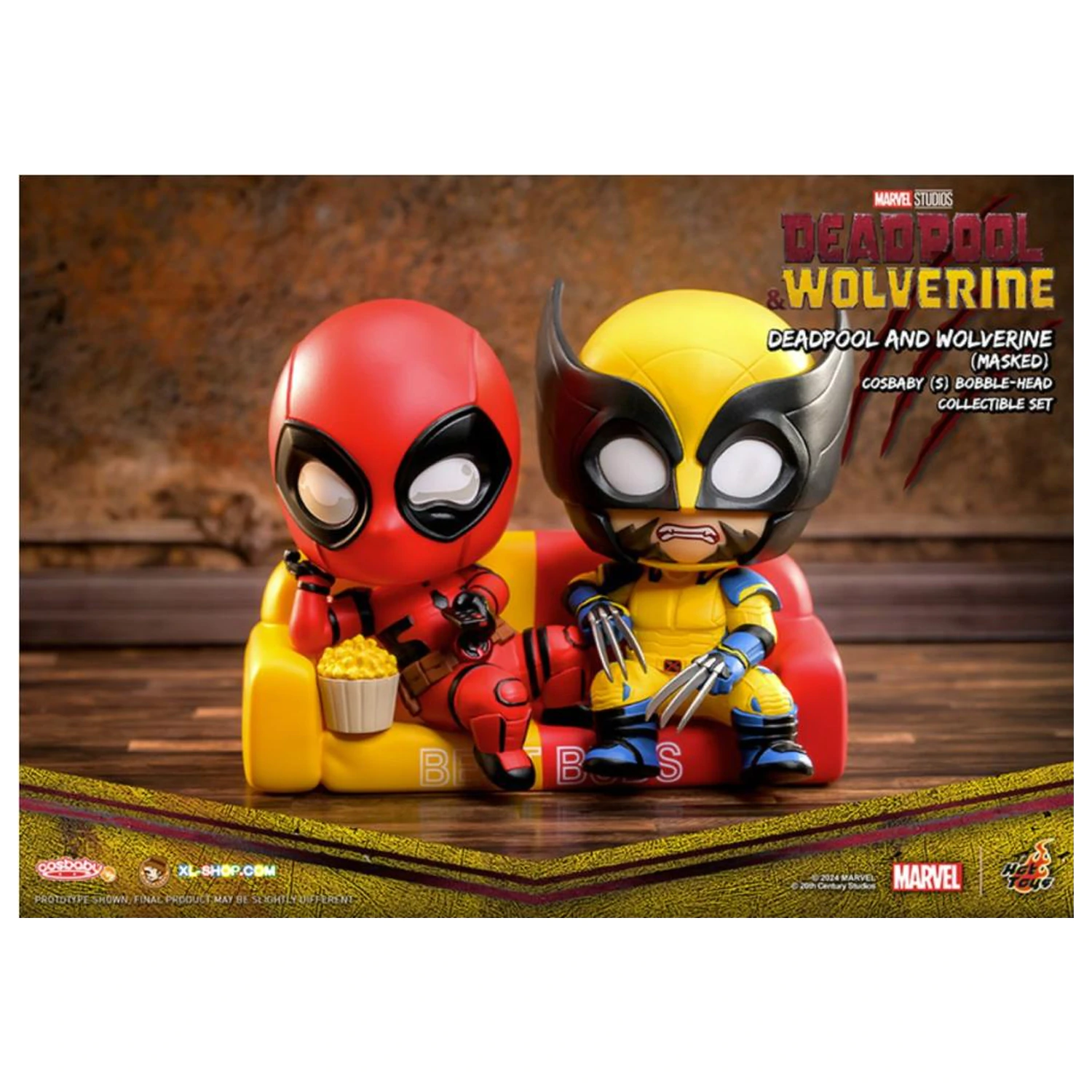 Marvel Cosbaby Welle 5 Deadpool & Wolverine Masked Produktfoto