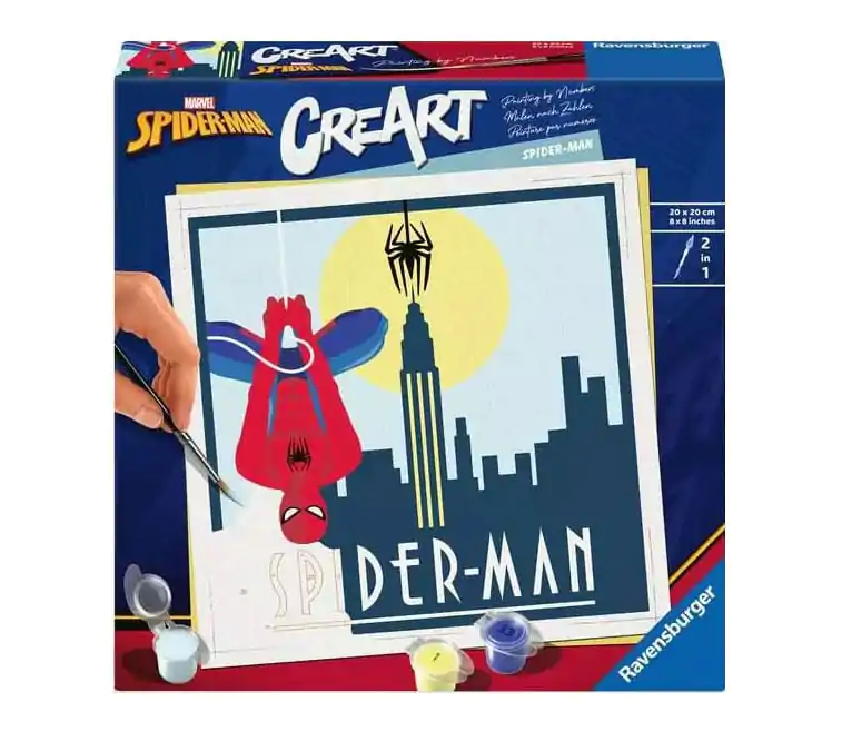 Marvel CreArt Malen nach Zahlen Malset Spider-Man 20 x 20 cm termékfotó