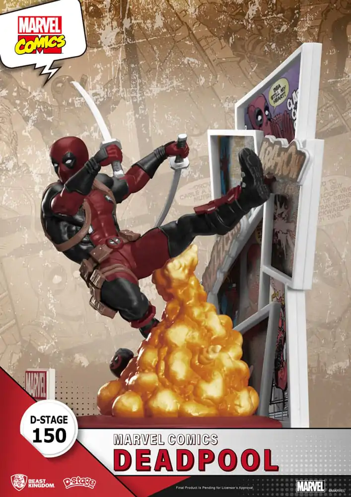 Marvel D-Stage PVC Diorama Deadpool 16 cm termékfotó