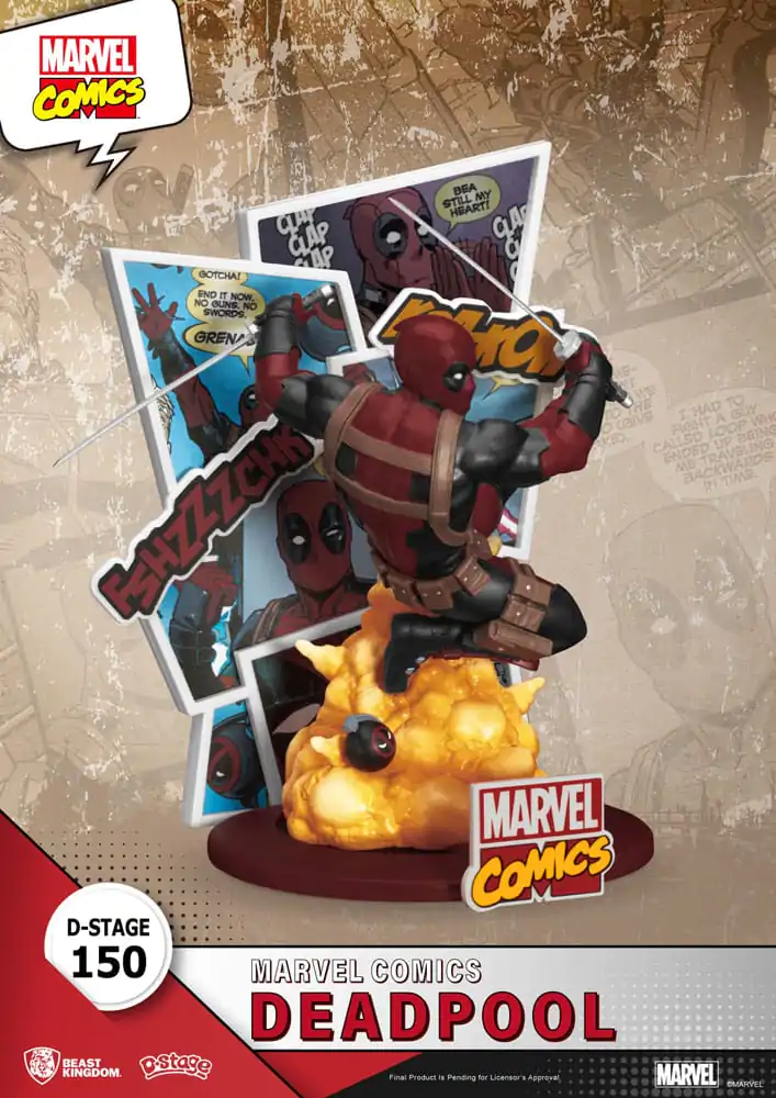 Marvel D-Stage PVC Diorama Deadpool 16 cm termékfotó