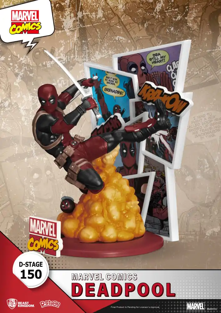 Marvel D-Stage PVC Diorama Deadpool 16 cm termékfotó