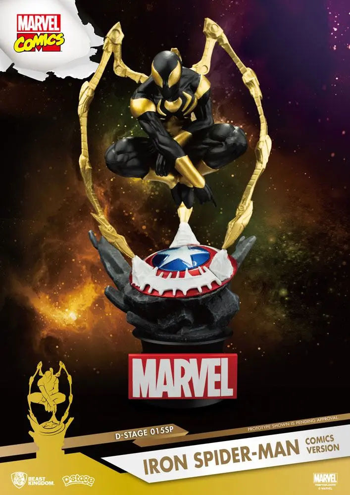 Marvel D-Stage PVC Diorama Iron Spider-Man Comic Version 16 cm Produktfoto