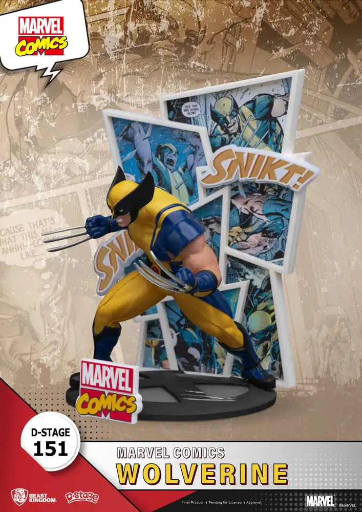 Marvel D-Stage PVC Diorama Wolverine 16 cm termékfotó