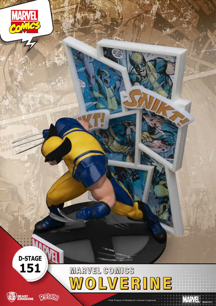 Marvel D-Stage PVC Diorama Wolverine 16 cm termékfotó