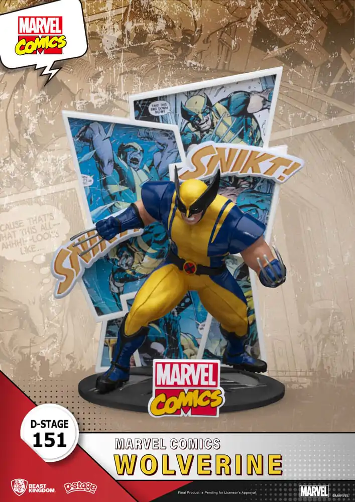 Marvel D-Stage PVC Diorama Wolverine 16 cm termékfotó