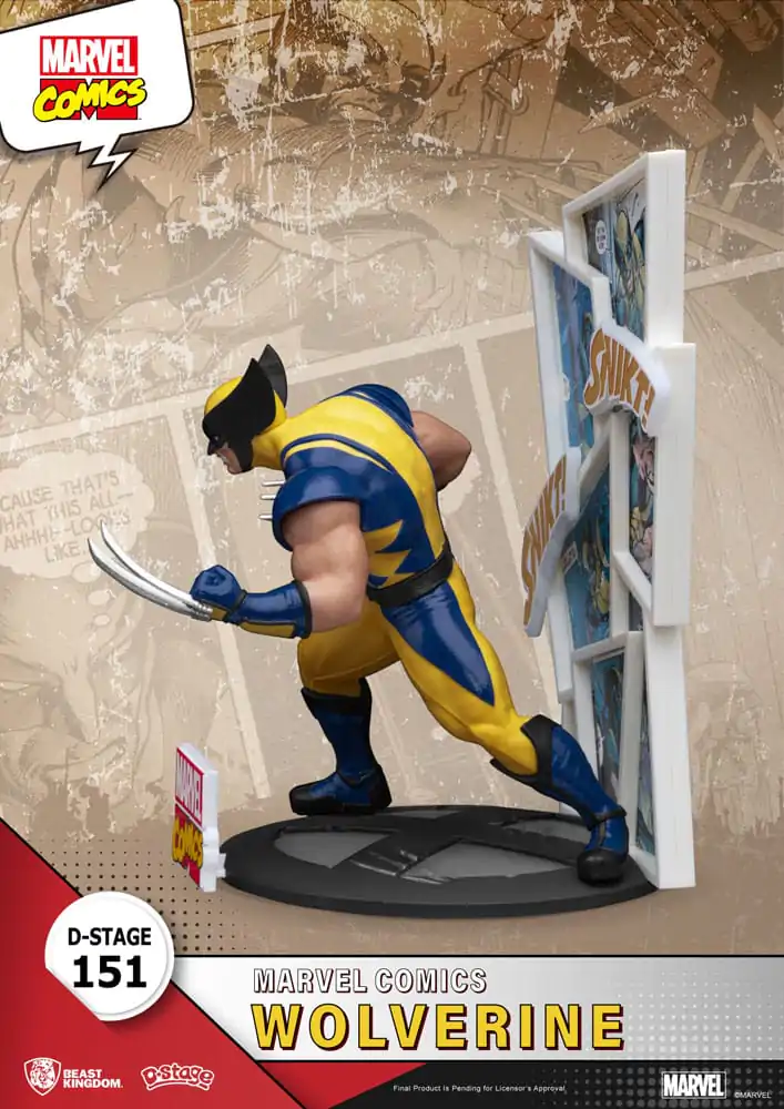 Marvel D-Stage PVC Diorama Wolverine 16 cm termékfotó
