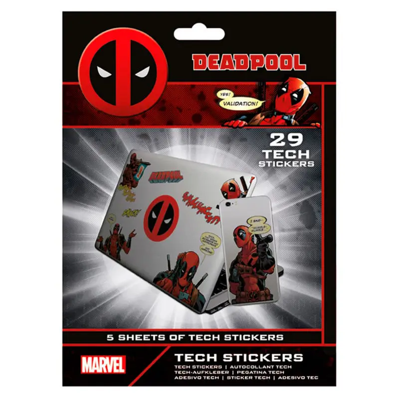 Marvel Deadpool Packung mit 29 Aufklebern termékfotó