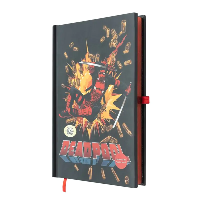 Marvel Deadpool A5 LED-Notizbuch termékfotó