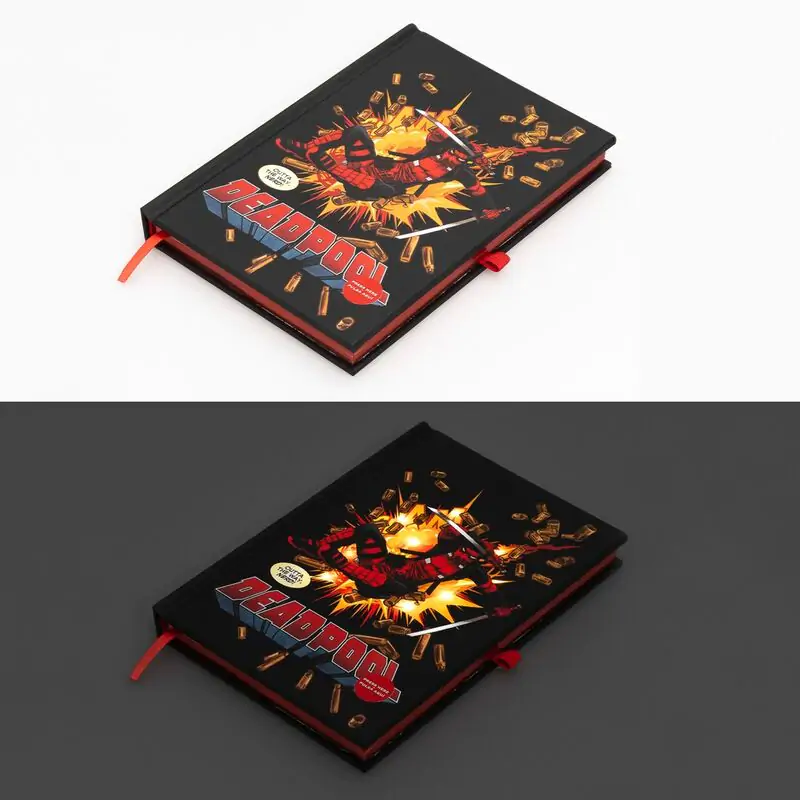 Marvel Deadpool A5 LED-Notizbuch termékfotó