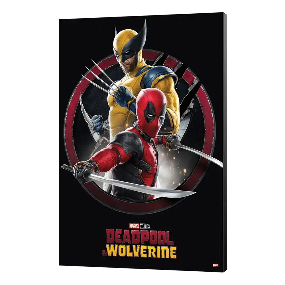 Marvel Holzdruck Deadpool & Wolverine 01 Action 35 x 50 cm termékfotó