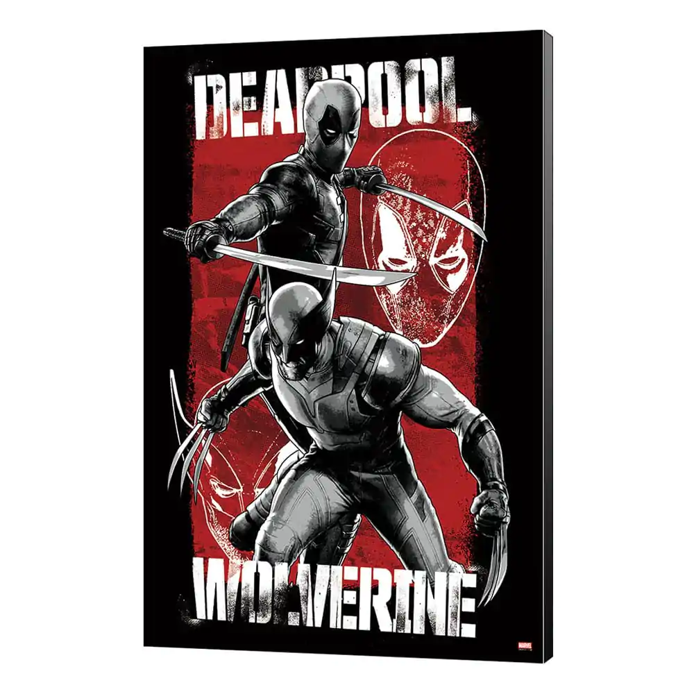 Marvel Holzdruck Deadpool & Wolverine 03 Maximum Effort 35 x 50 cm termékfotó