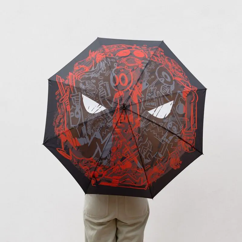 Marvel Deadpool automatischer Regenschirm termékfotó