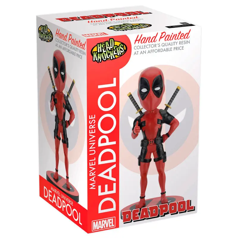 Marvel Deadpool Head Knocker Figur 18 cm Produktfoto