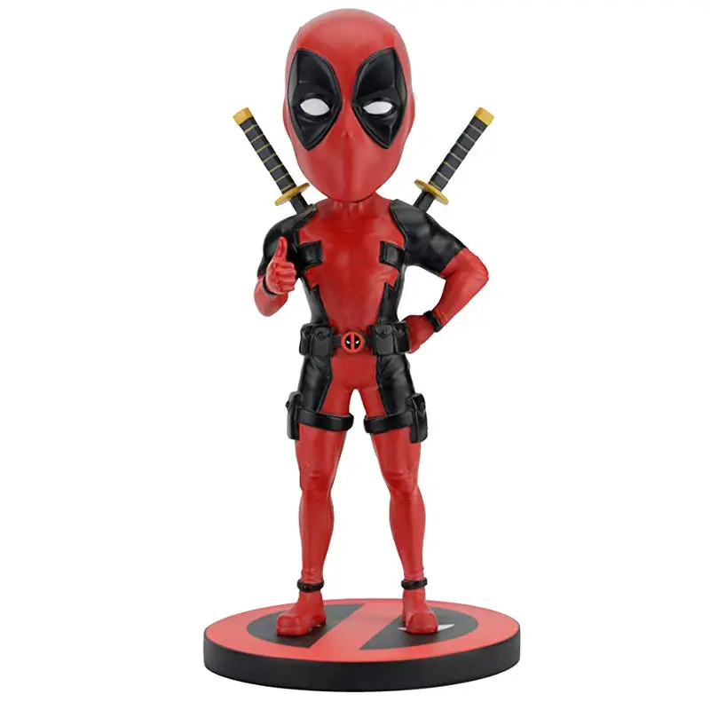 Marvel Deadpool Head Knocker Figur 18 cm Produktfoto