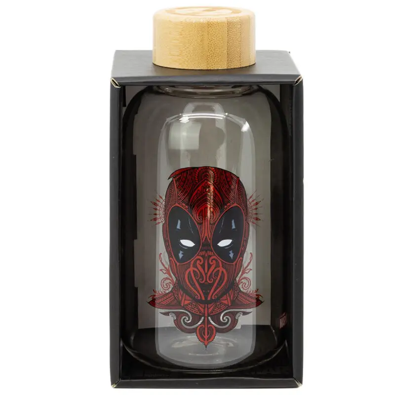 Marvel Deadpool Glasflasche 620ml termékfotó