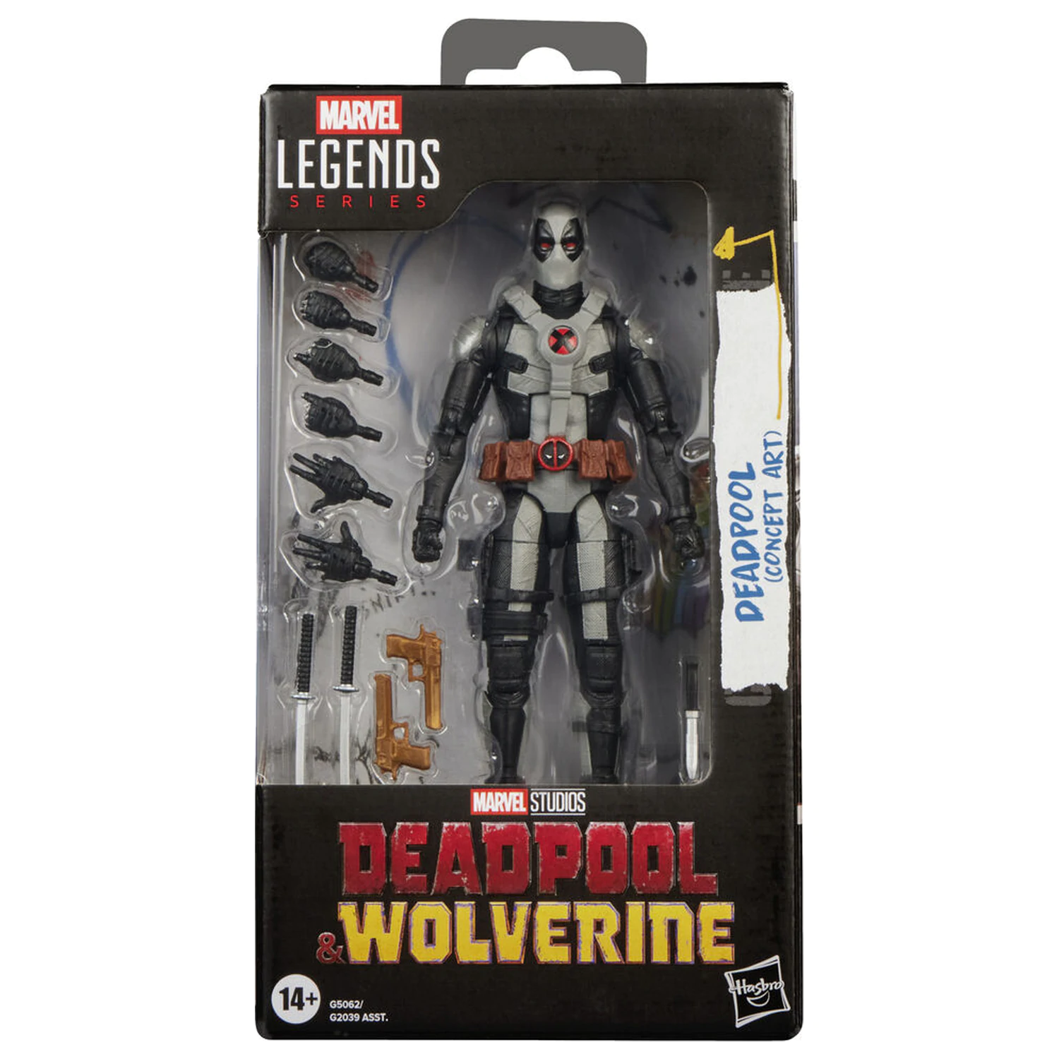 Marvel Deadpool & Wolverine Deadpool Concept Art Actionfigur Produktfoto