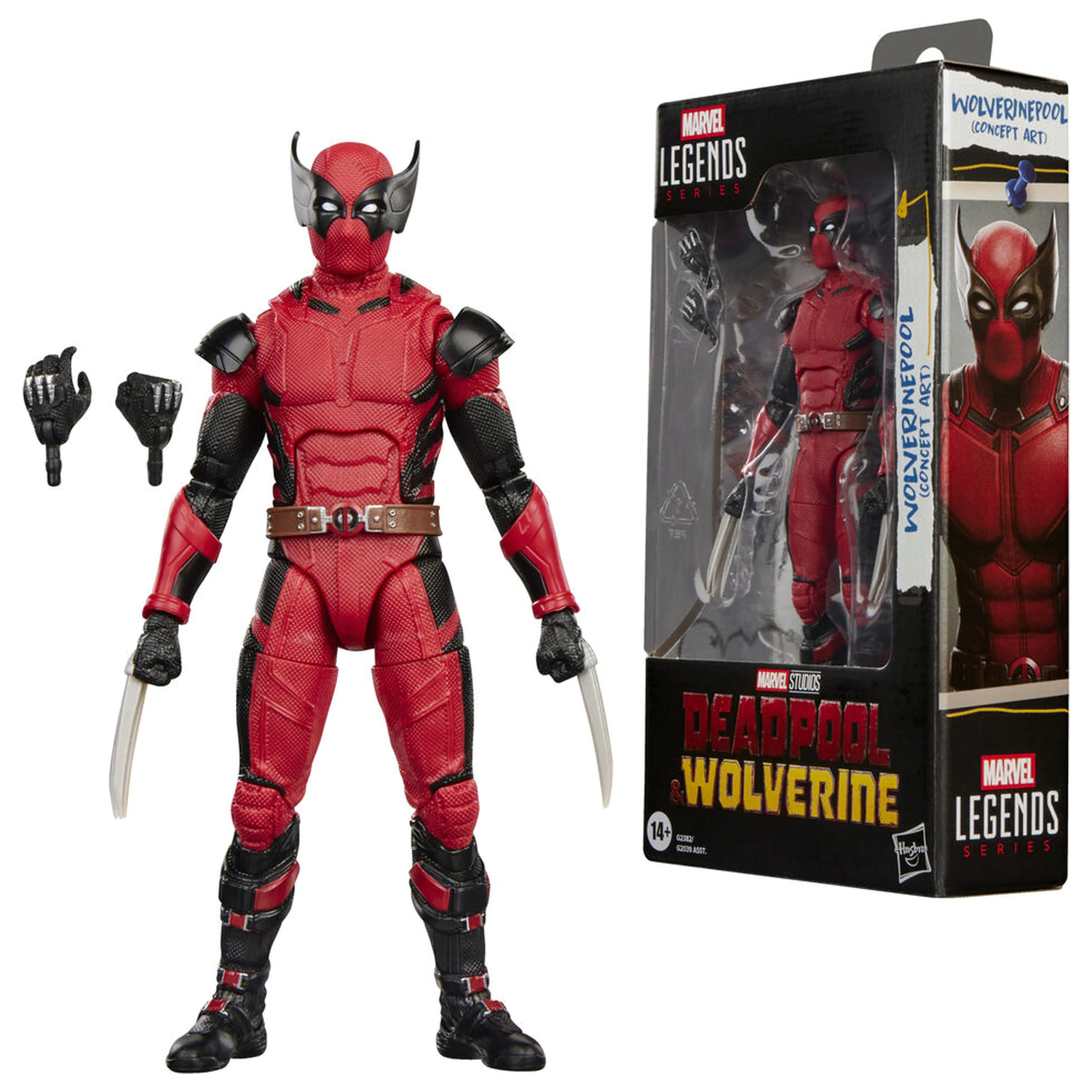 Marvel Deadpool & Wolrerine Wolverinepool Concept Art Actionfigur Produktfoto