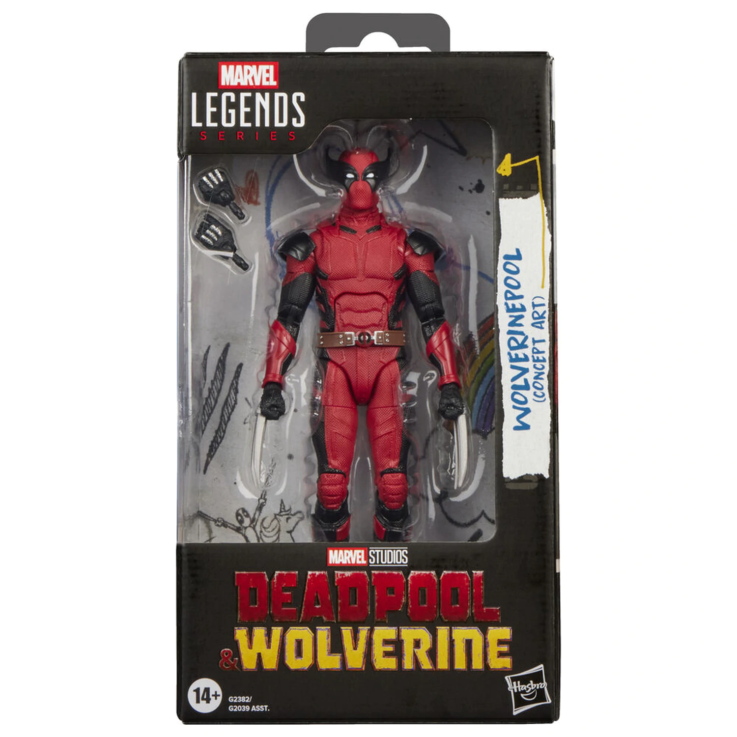 Marvel Deadpool & Wolrerine Wolverinepool Concept Art Actionfigur Produktfoto