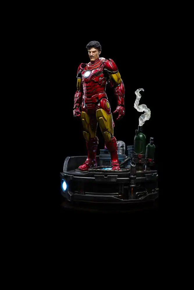 Marvel Deluxe Art Scale Statue 1/10 Iron Man Unleashed 23 cm termékfotó