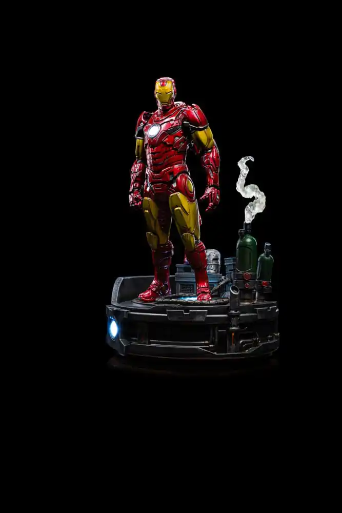 Marvel Deluxe Art Scale Statue 1/10 Iron Man Unleashed 23 cm termékfotó