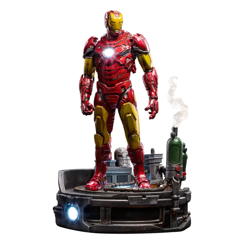 Marvel Deluxe Art Scale Statue 1/10 Iron Man Unleashed 23 cm termékfotó