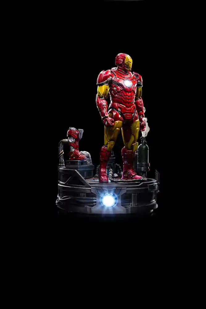 Marvel Deluxe Art Scale Statue 1/10 Iron Man Unleashed 23 cm termékfotó