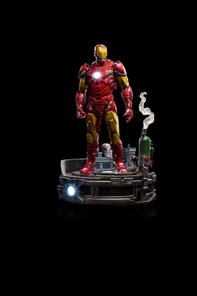 Marvel Deluxe Art Scale Statue 1/10 Iron Man Unleashed 23 cm termékfotó