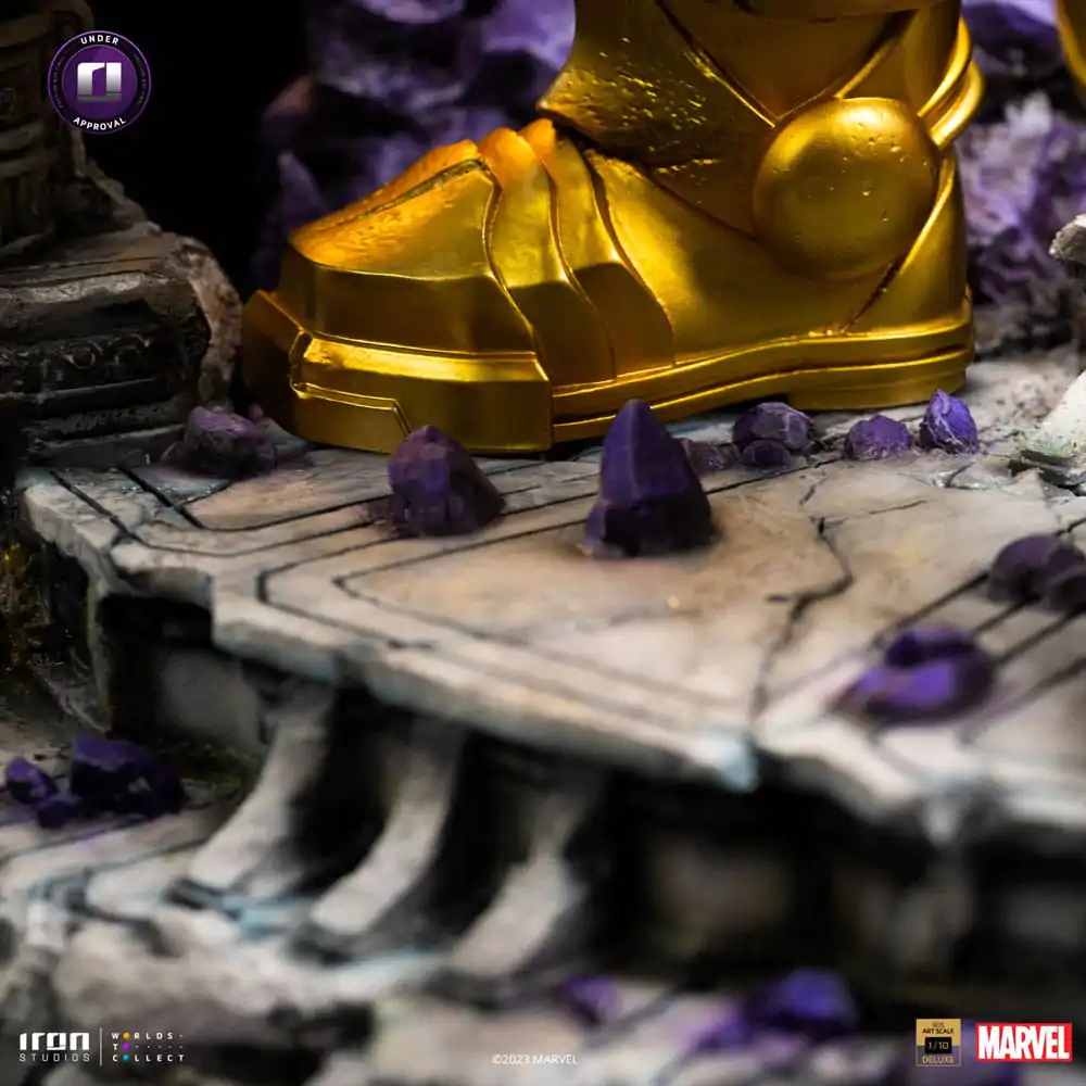 Marvel Deluxe BDS Art Scale Statue 1/10 Thanos Infinity Gaunlet Diorama 42 cm termékfotó