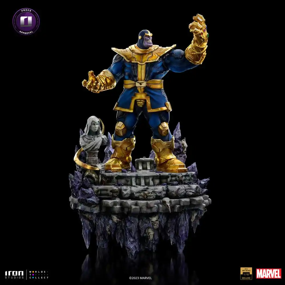 Marvel Deluxe BDS Art Scale Statue 1/10 Thanos Infinity Gaunlet Diorama 42 cm termékfotó