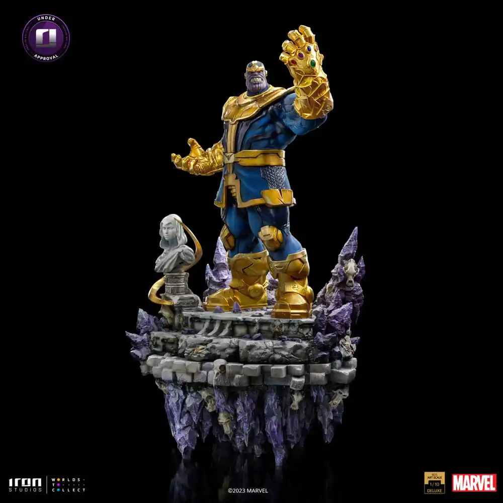 Marvel Deluxe BDS Art Scale Statue 1/10 Thanos Infinity Gaunlet Diorama 42 cm termékfotó