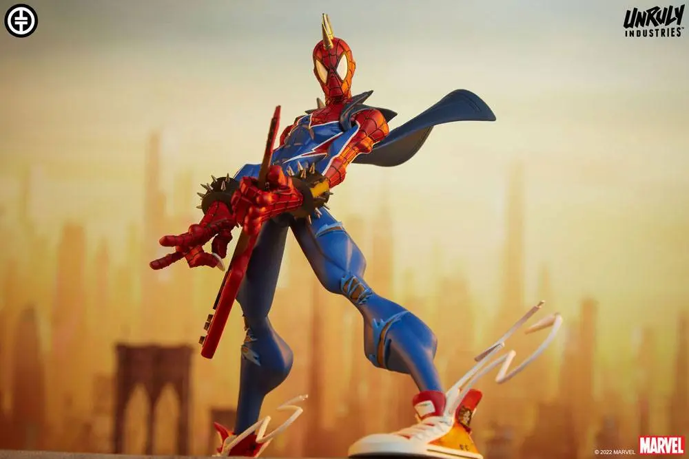 Marvel Designer Series Vinyl Statue Spider-Punk by Tracy Tubera 22 cm Produktfoto