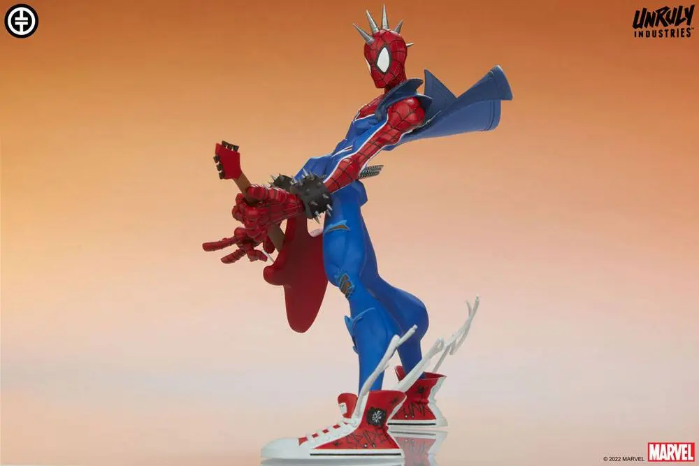 Marvel Designer Series Vinyl Statue Spider-Punk by Tracy Tubera 22 cm Produktfoto
