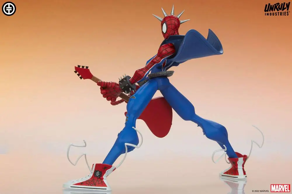 Marvel Designer Series Vinyl Statue Spider-Punk by Tracy Tubera 22 cm Produktfoto