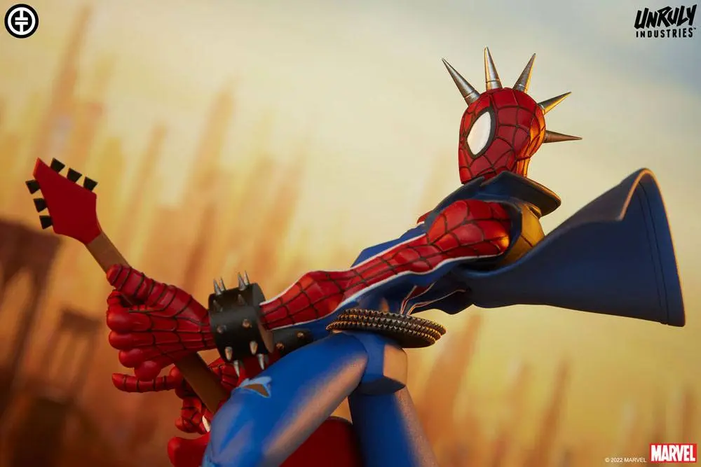 Marvel Designer Series Vinyl Statue Spider-Punk by Tracy Tubera 22 cm Produktfoto