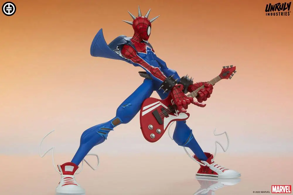 Marvel Designer Series Vinyl Statue Spider-Punk by Tracy Tubera 22 cm Produktfoto