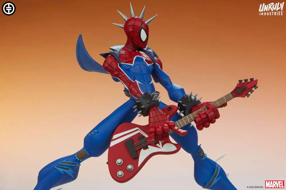 Marvel Designer Series Vinyl Statue Spider-Punk by Tracy Tubera 22 cm Produktfoto